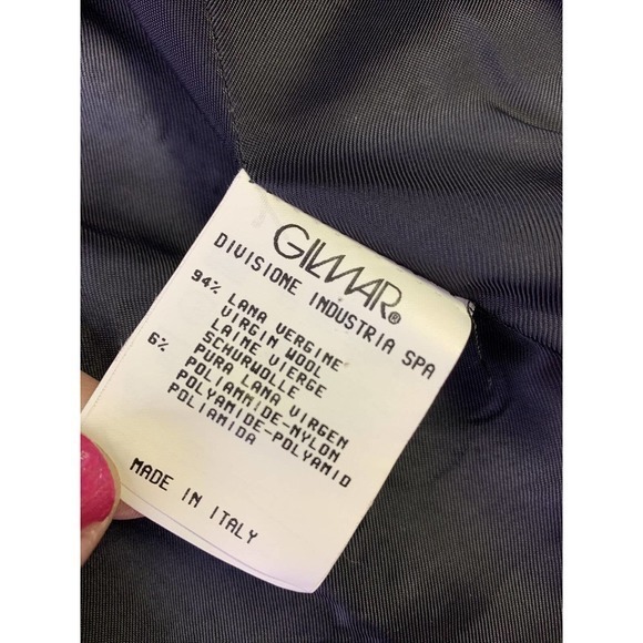 Iceberg Red Wool 3 Button Blazer Made in Italy Sz 42/US 6 Jacket Business - Picture 7 of 10